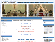 Tablet Screenshot of parrocchiaterranegra.it